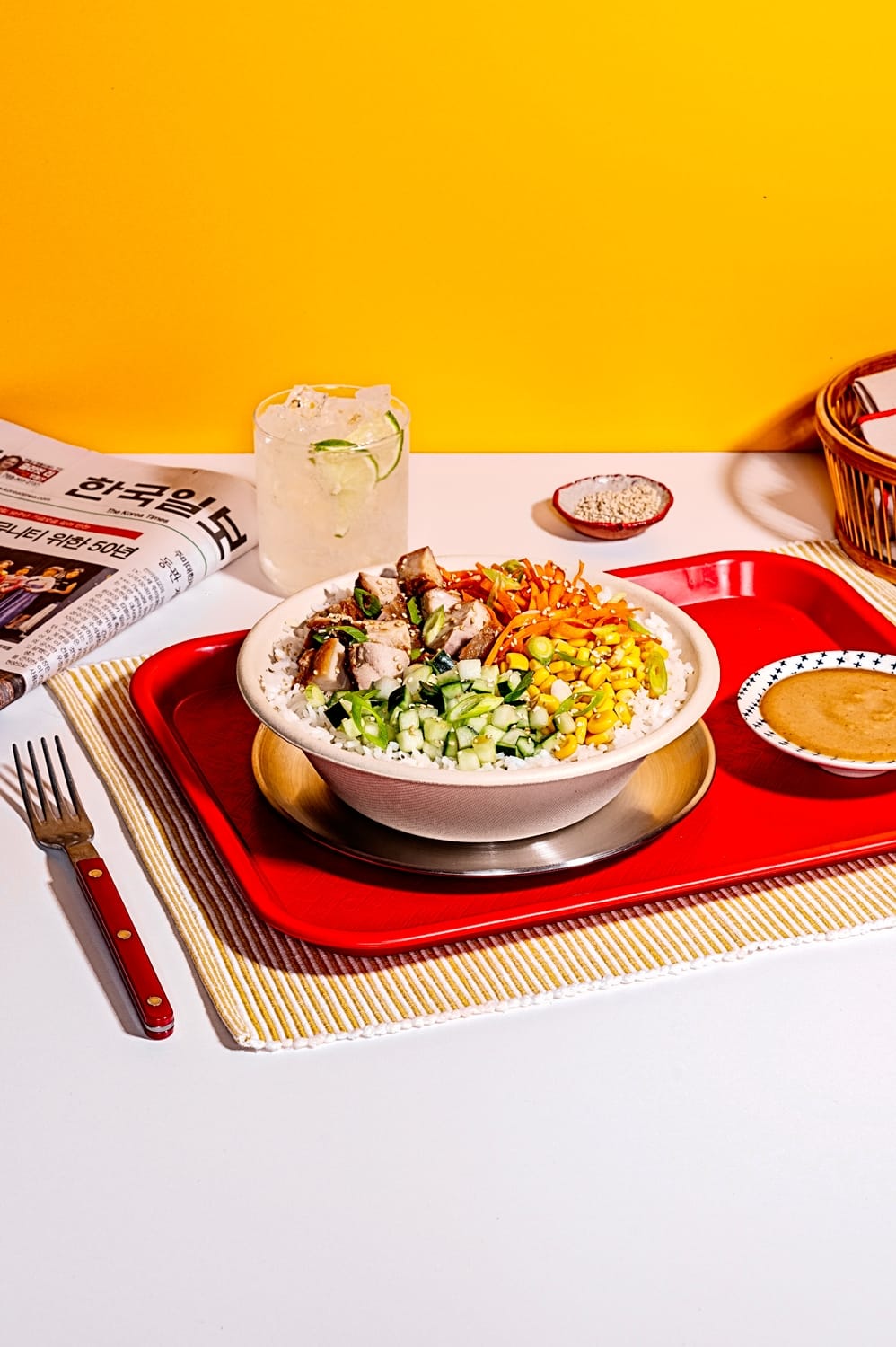 A SeoulSpice bowl being built